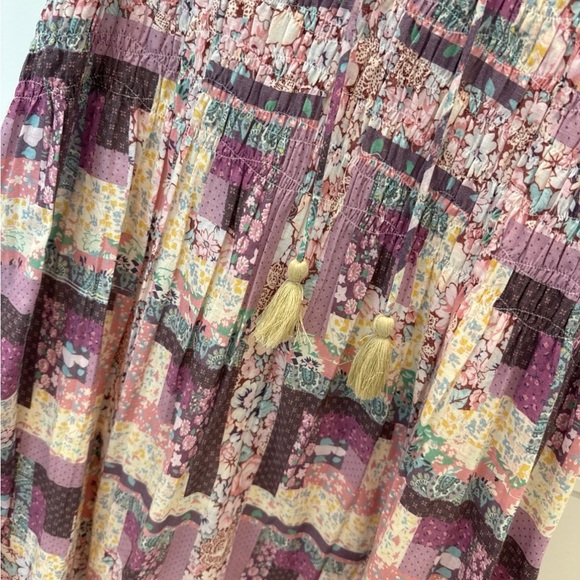 Sea New York smocked/quilted print dress - Picture 4 of 5